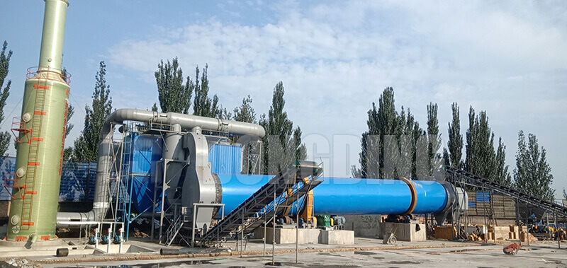 coal rotary dryer worksite