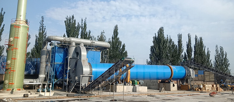 ore rotary dryer worksite